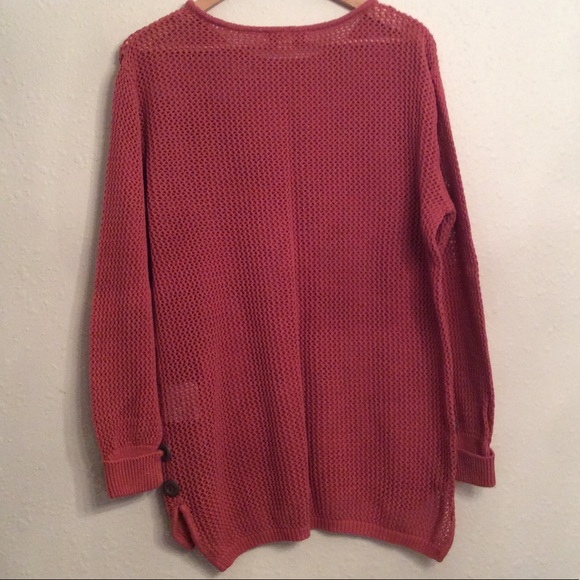 Simply Noelle Tops - Simply Noelle open weave long sleeve top size L/XL